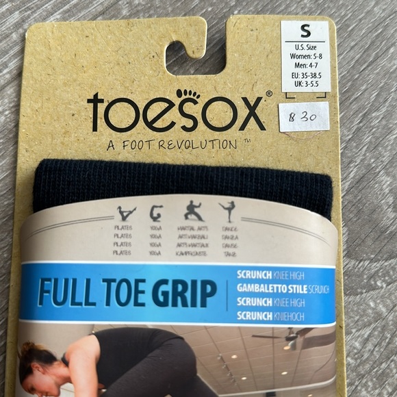 Toe Sox, full toe grip, Small toesox, Black - Picture 2 of 4